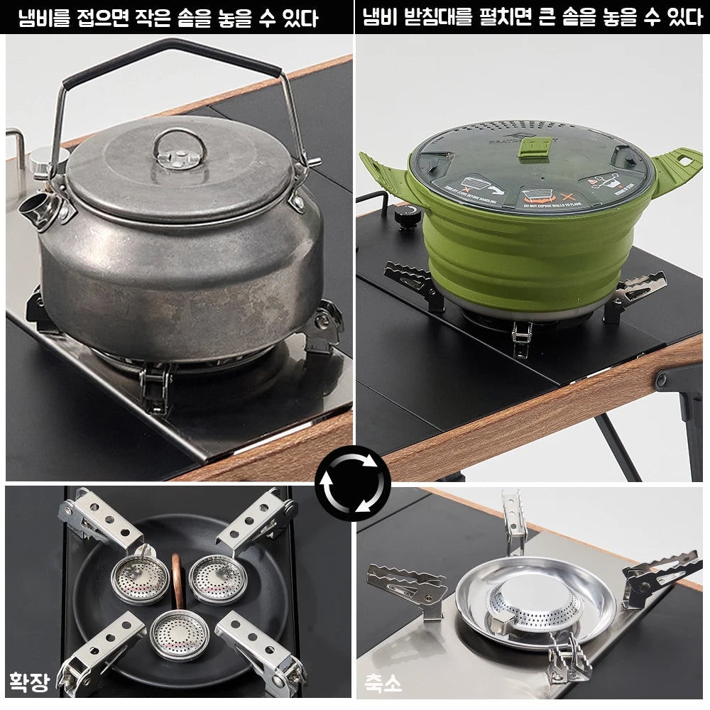 Pandatour Camping IGT 0,5UNT Gasherd Tischherd Hohe Heizleistung