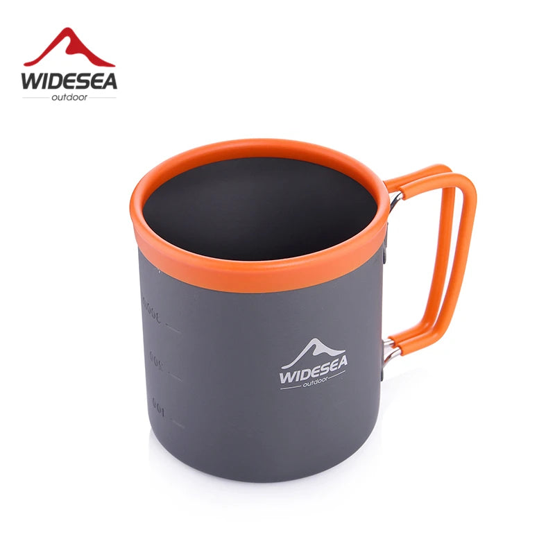 Widesea Camping Aluminiumbecher Outdoor-Becher Tourismus Geschirr Picknick Trekking Wandern