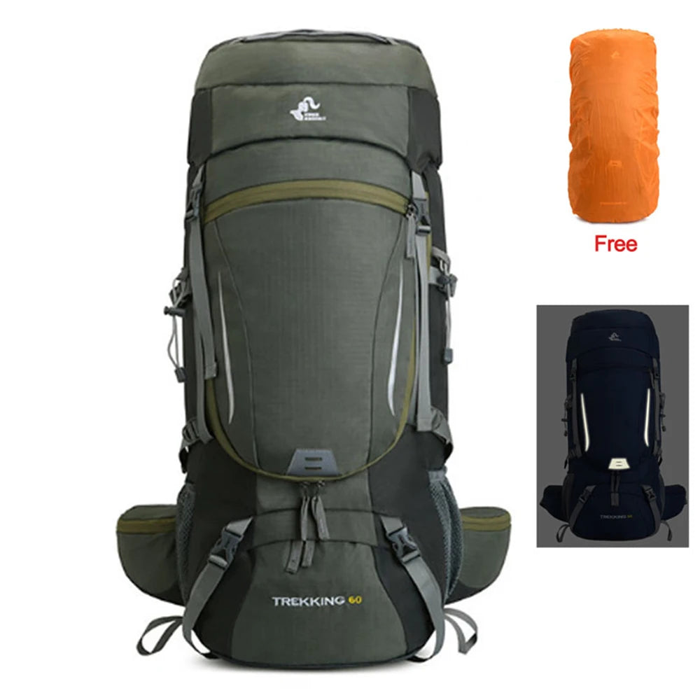 60L großer Wander- und Bergsteigerrucksack