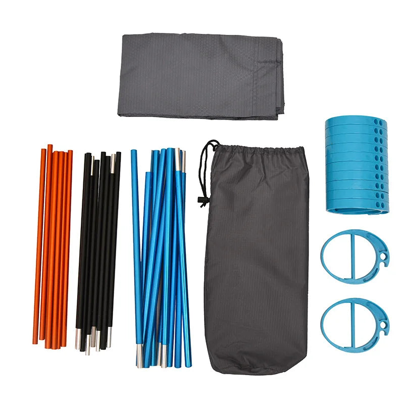 Campingklappbett Ultraleicht 180 cm oder 200 cm, Rahmen aus Aluminiumlegierung