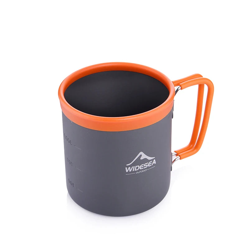 Widesea Camping Aluminiumbecher Outdoor-Becher Tourismus Geschirr Picknick Trekking Wandern