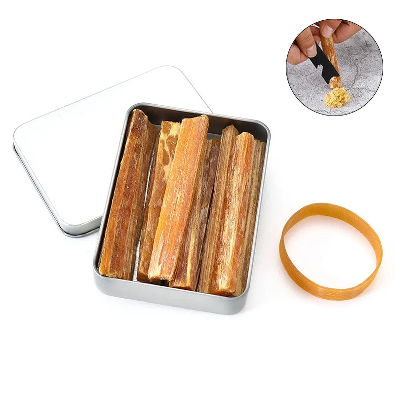 1 Box Fatwood Anzünder-Holzsticks für Camping