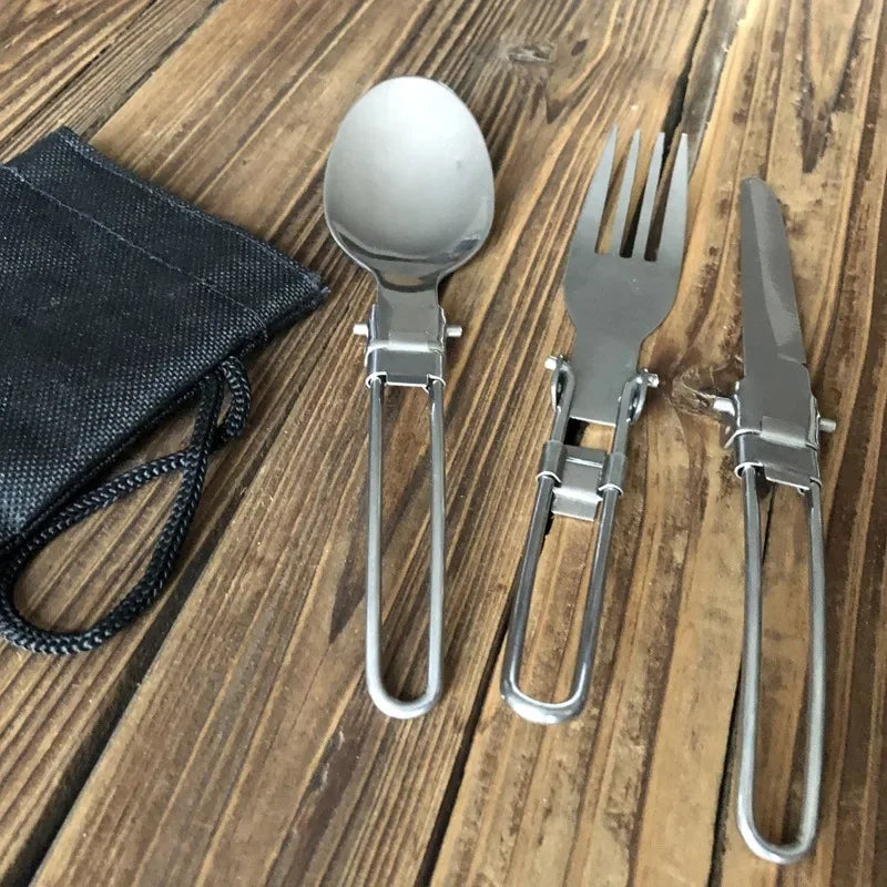 Camping-Gabel, Löffel, Outdoor-Geschirr