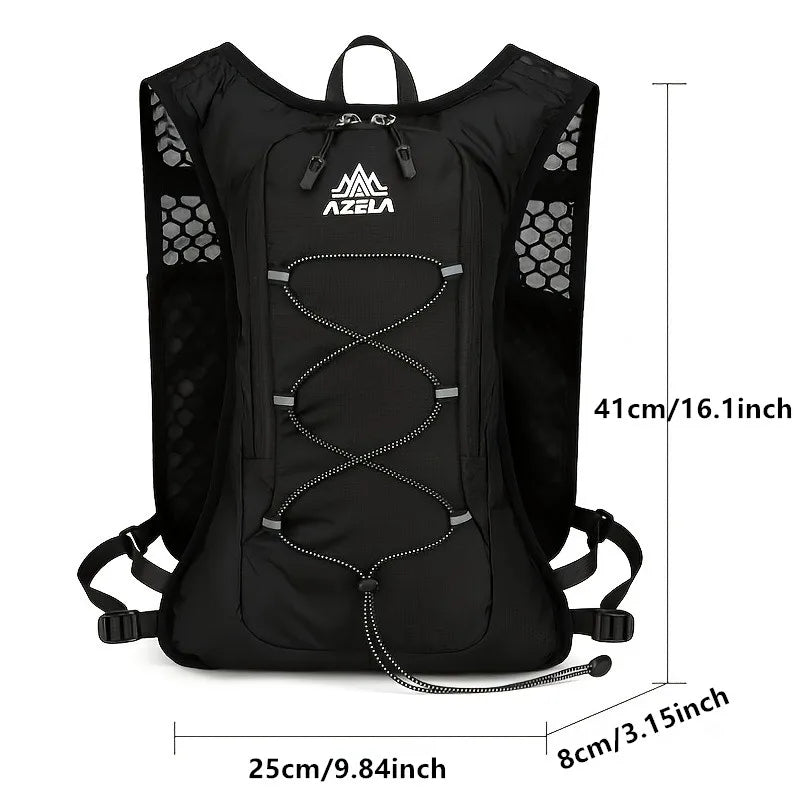 Leichter Wasserrucksack mit reflektierendem Design für die Nacht