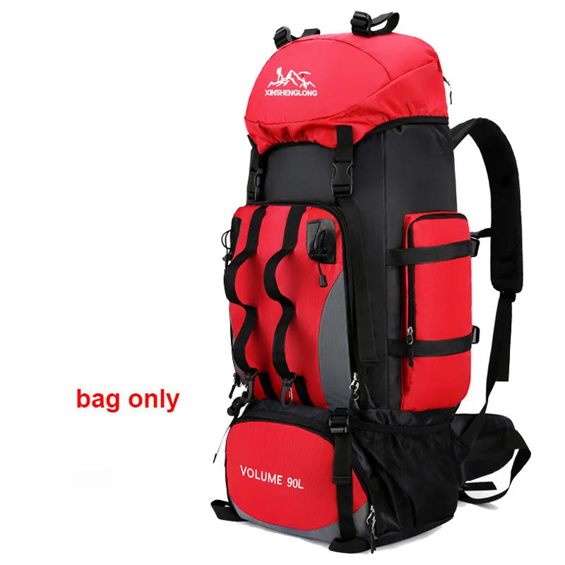 90 L wasserdichter Wander- und Campingrucksack