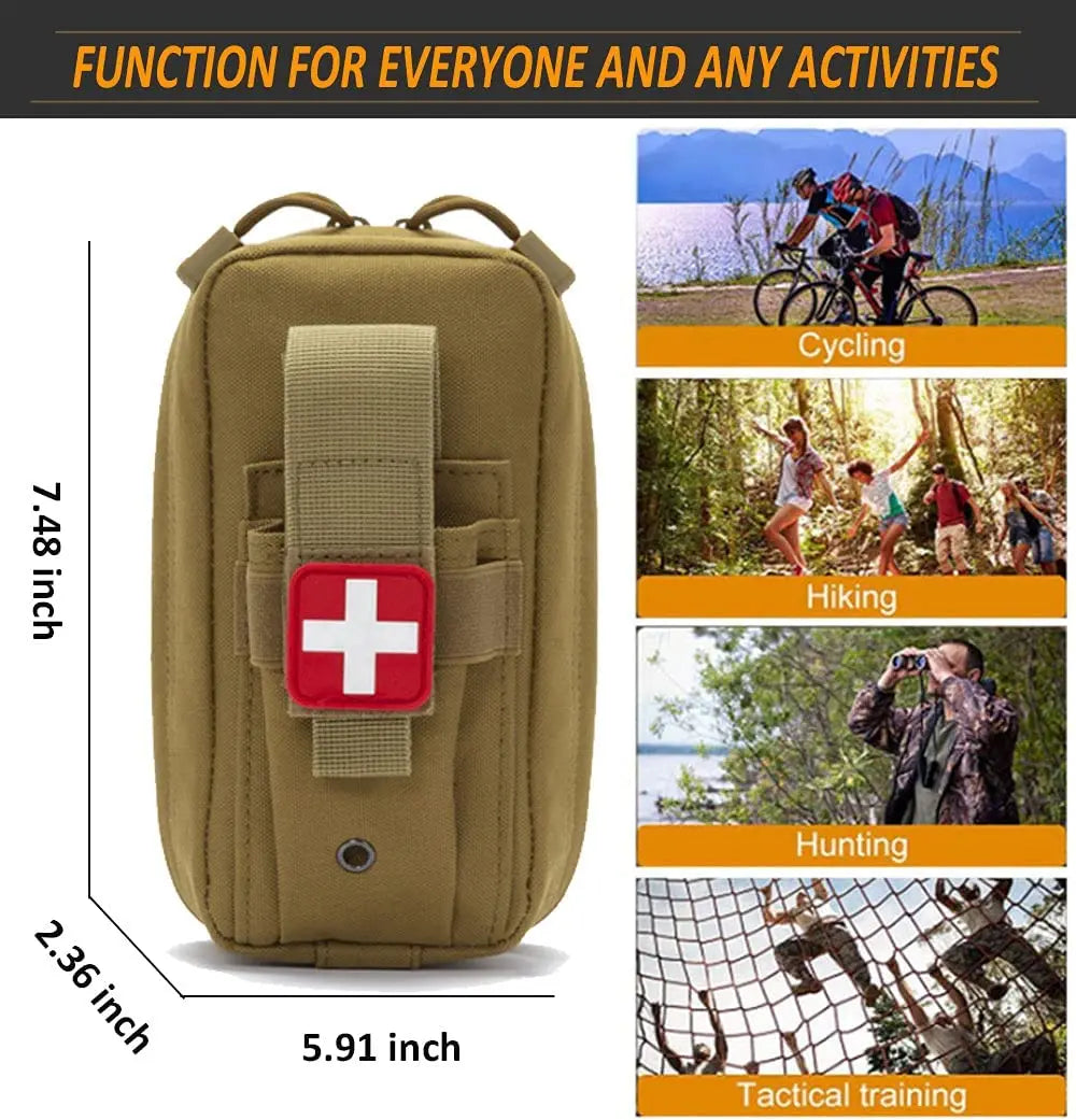 10tlg IFAK Tactical Erste-Hilfe-Set Pouch