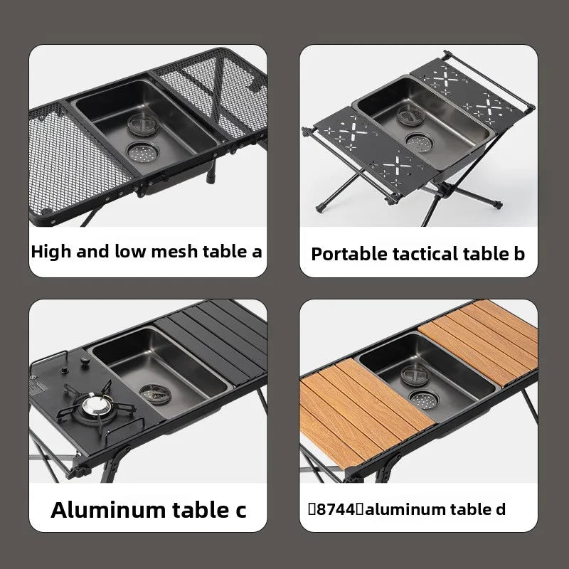 CLS Outdoor tragbares Spülbecken für Igt Klapptisch