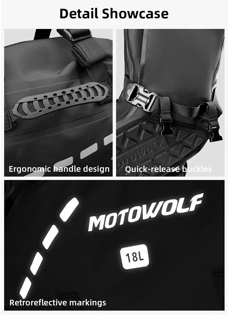 Motorrad-Satteltasche 18L / 28L / 48L