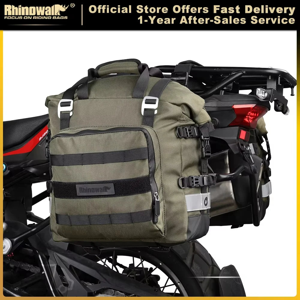 Rhinowalk Motorrad-Satteltasche 20L–30L