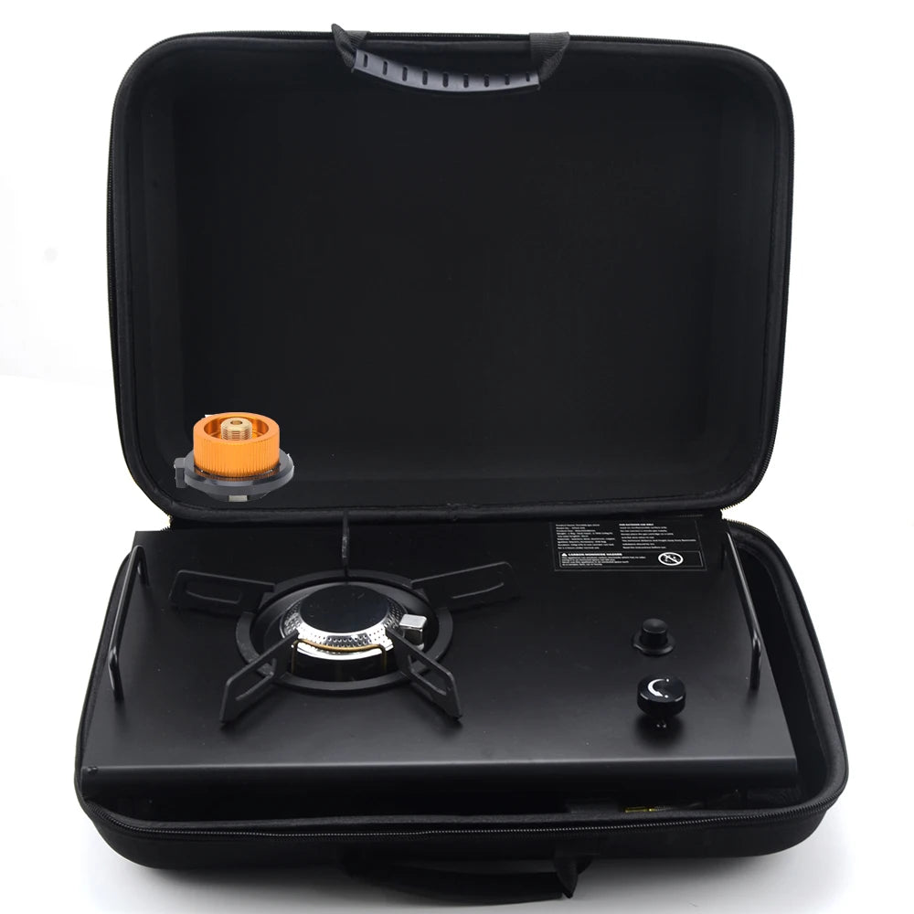 Camping Klappbarer abnehmbarer IGT-Holztisch Gasherd  Tragbarer leichter Camping-Grilltisch