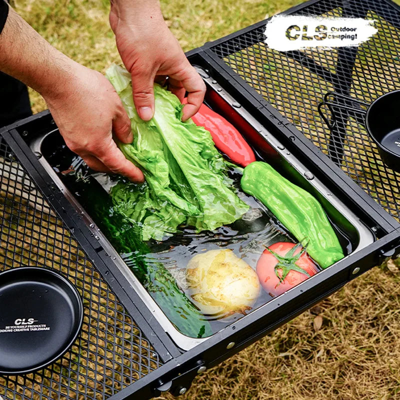 CLS Outdoor tragbares Spülbecken für Igt Klapptisch