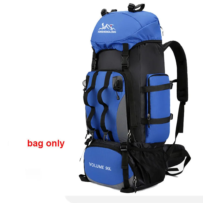 90 L wasserdichter Wander- und Campingrucksack