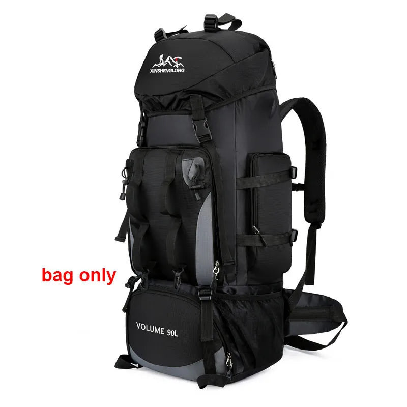 90 L wasserdichter Wander- und Campingrucksack