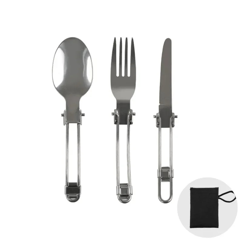 Camping-Gabel, Löffel, Outdoor-Geschirr