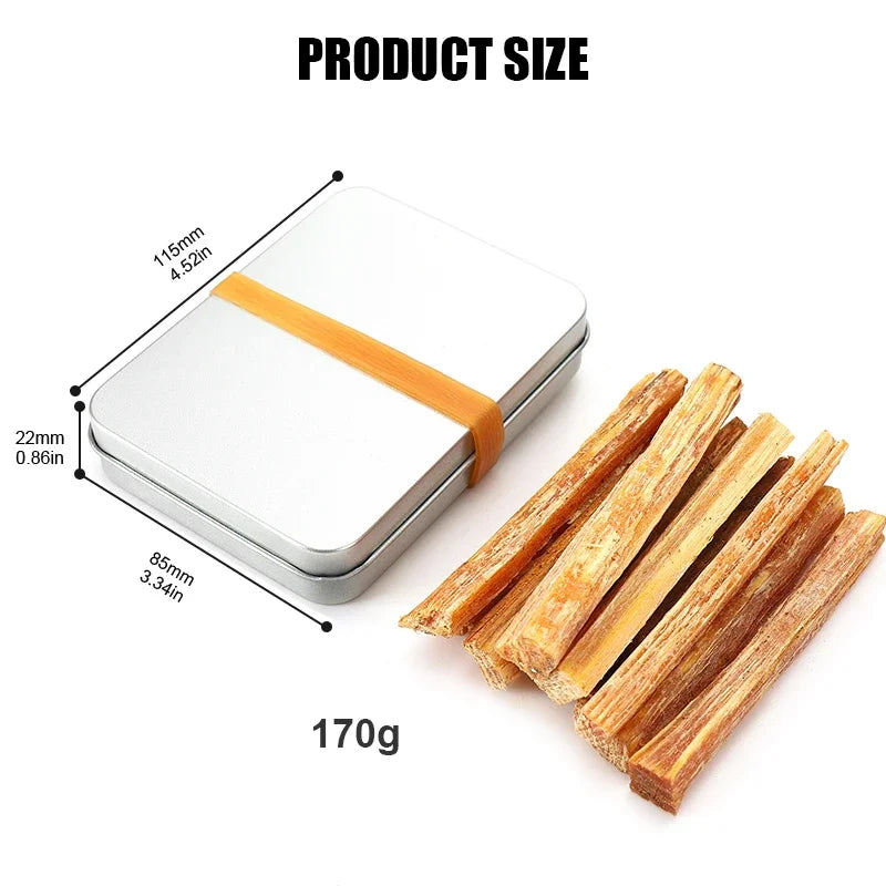 1 Box Fatwood Anzünder-Holzsticks für Camping