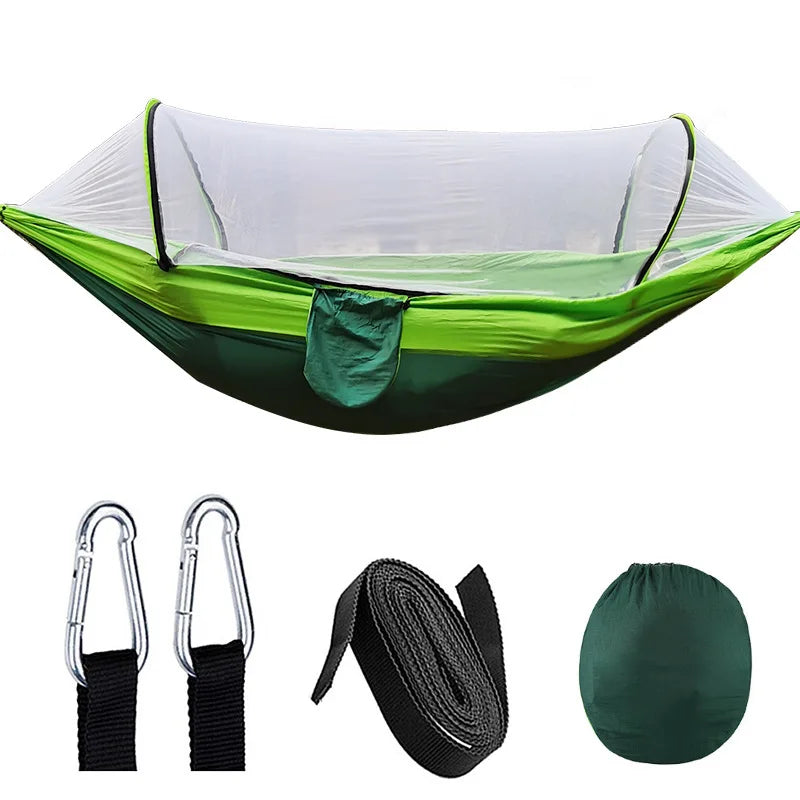 Outdoor-Camping-Hängematte mit Moskitonetz Leichte Hängematten 250 x 120 cm