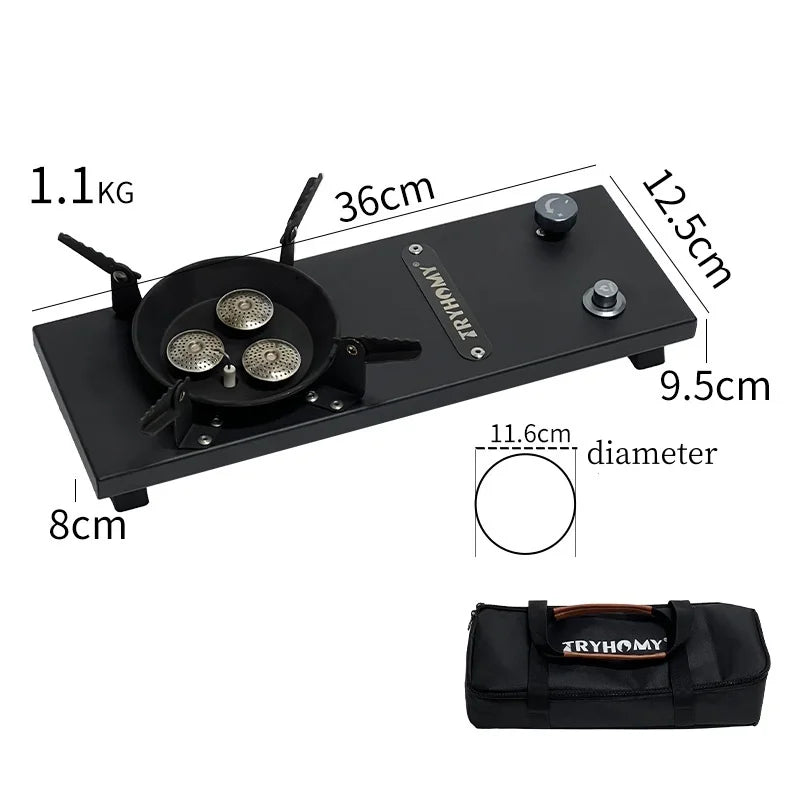 Tryhomy Camping IGT Tisch 4-teiliger Tisch Tragbarer ultraleichter Klapptisch aus Aluminiumlegierung für Camping