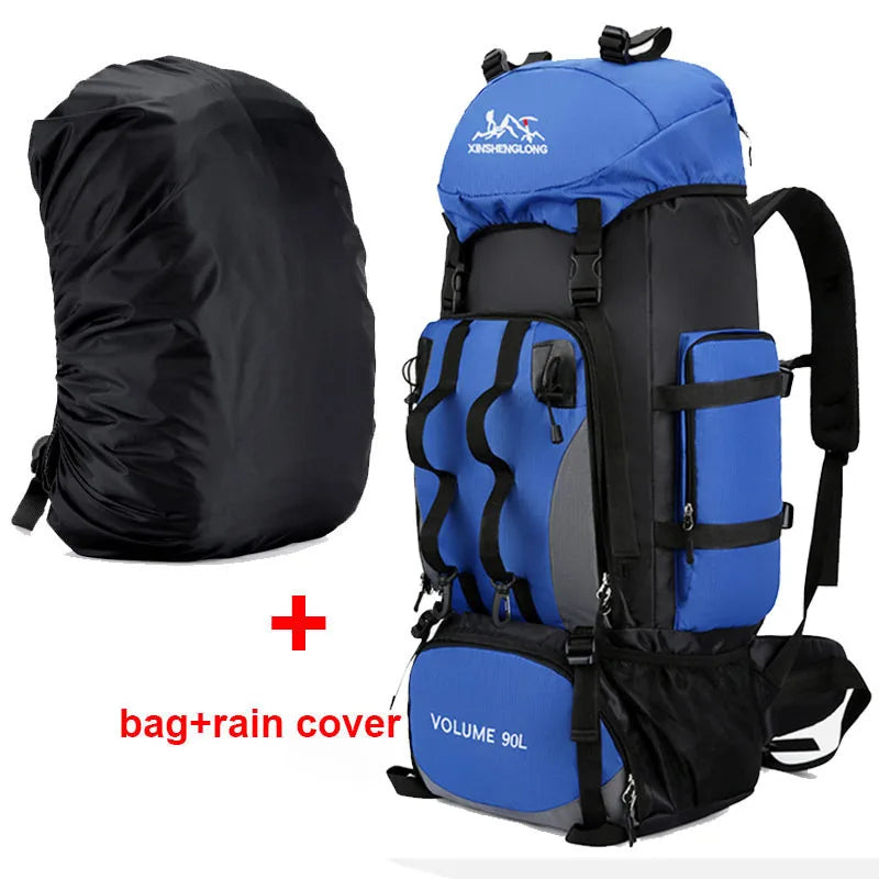 90 L wasserdichter Wander- und Campingrucksack