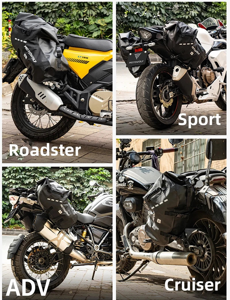 Motorrad-Satteltasche 18L / 28L / 48L