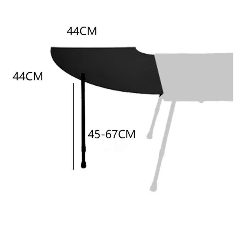 Tryhomy Camping IGT Tisch 4-teiliger Tisch Tragbarer ultraleichter Klapptisch aus Aluminiumlegierung für Camping