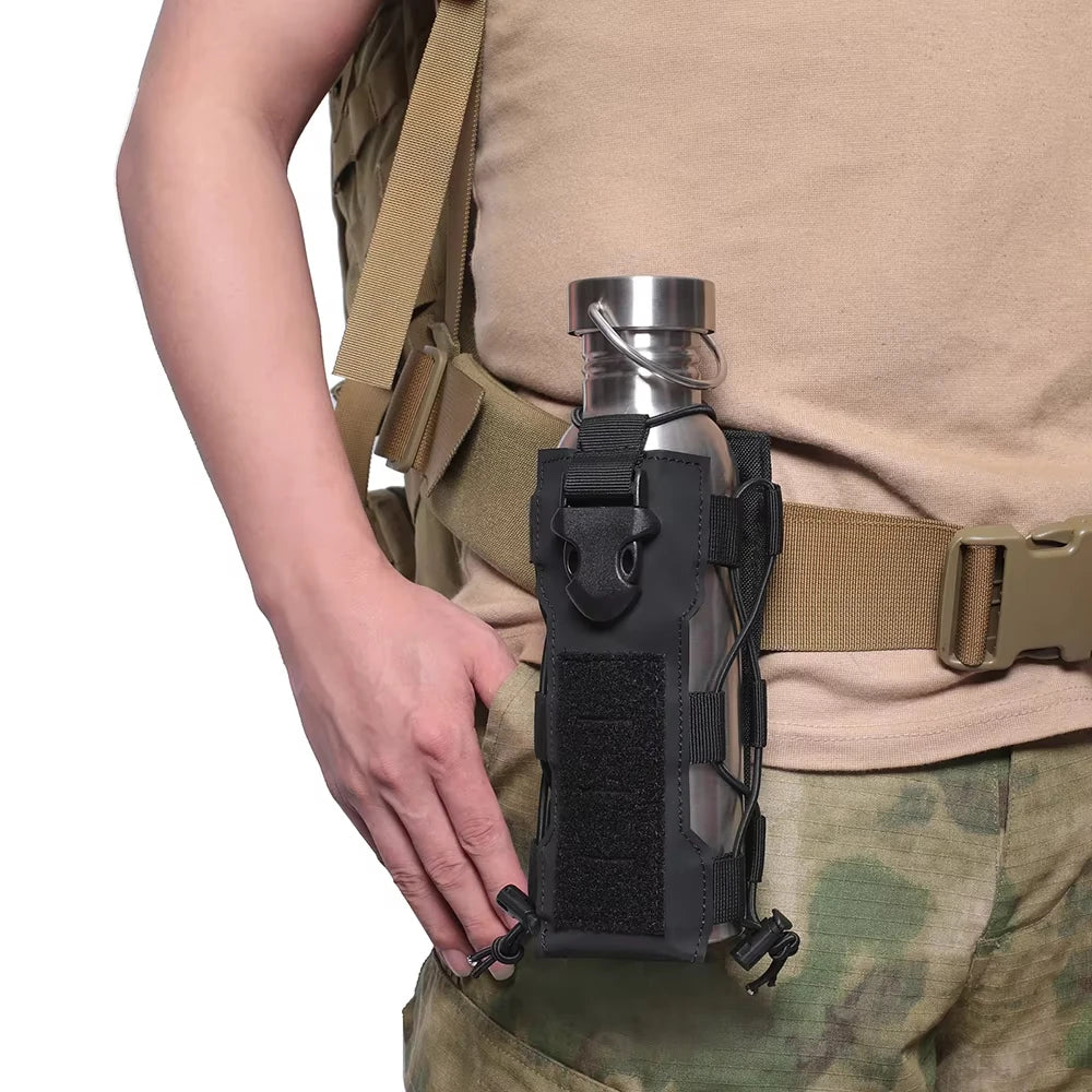 DIZETION Outdoor-Sport Molle-Wasserflaschenhalter Holster-Gürteltasche