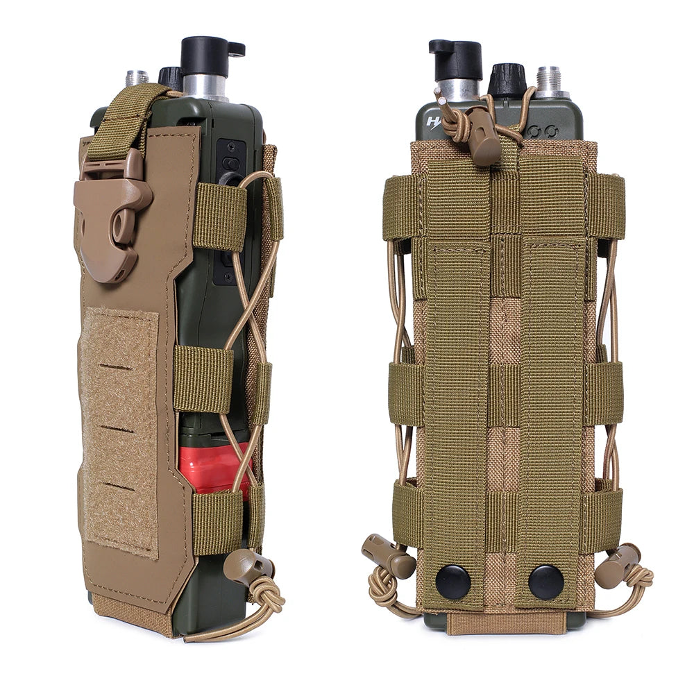 DIZETION Outdoor-Sport Molle-Wasserflaschenhalter Holster-Gürteltasche