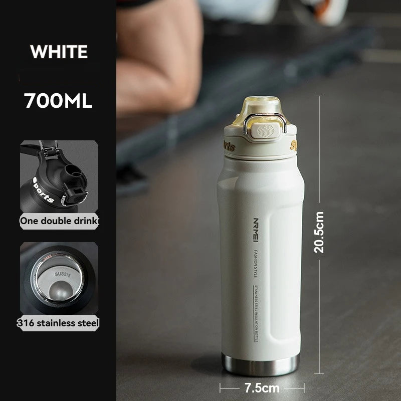1 L Thermosflasche aus Edelstahl mit Vakuumisolierung, hält kalt und warm
