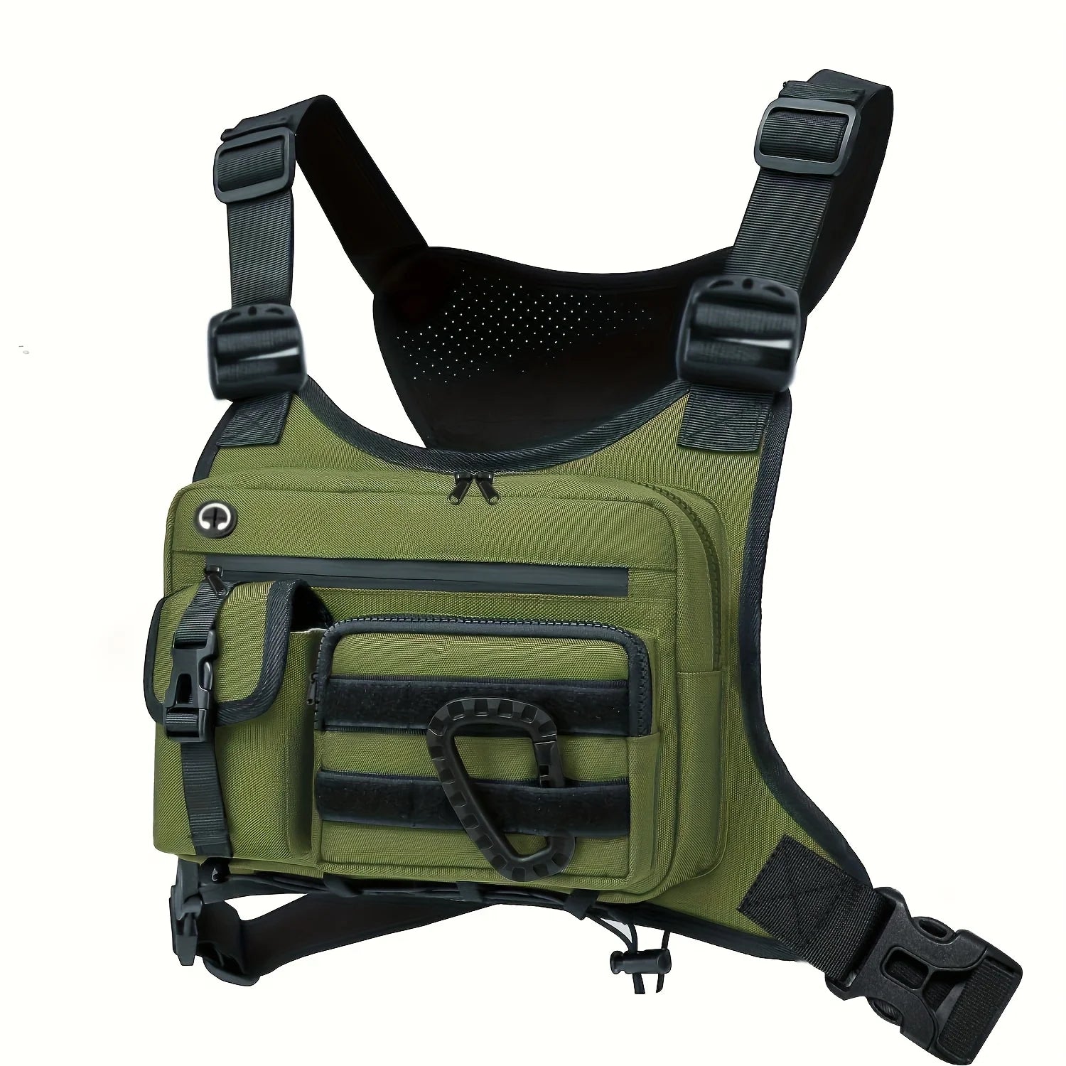 Brusttasche Unisex taktische Weste zum Laufen, Radfahren, EDC-Brusttasche