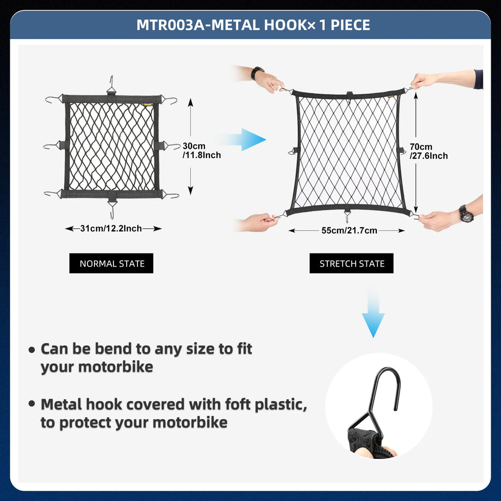 Rhinowalk Motorrad Netz Gepäcknetz