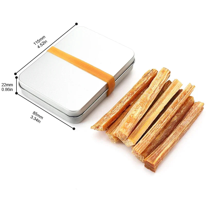 1 Box Fatwood Anzünder-Holzsticks für Camping