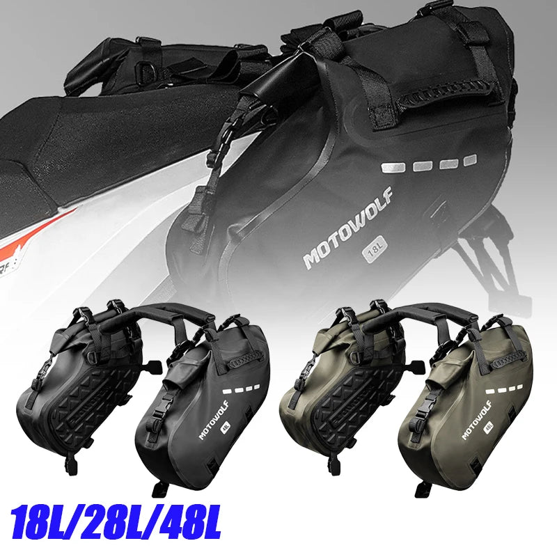 Motorrad-Satteltasche 18L / 28L / 48L