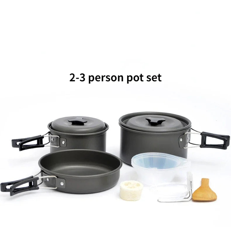 Camping-Kochgeschirrset für 1–7 Personen