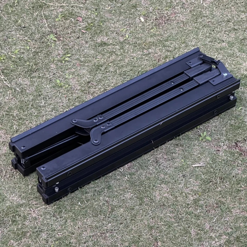 Tryhomy Camping IGT Tisch 4-teiliger Tisch Tragbarer ultraleichter Klapptisch aus Aluminiumlegierung für Camping