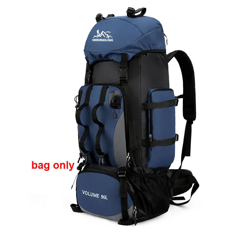 90 L wasserdichter Wander- und Campingrucksack