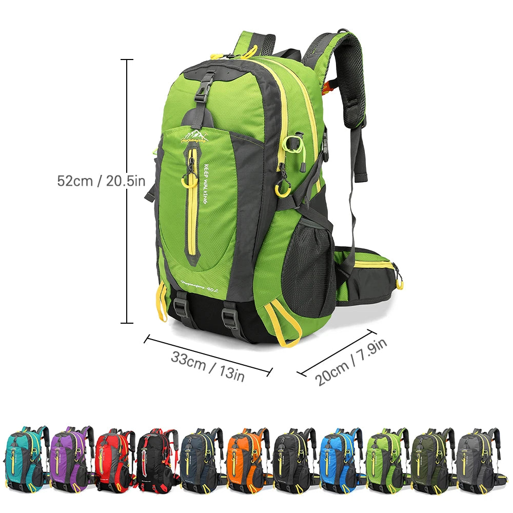 40 L wasserabweisender Reiserucksack