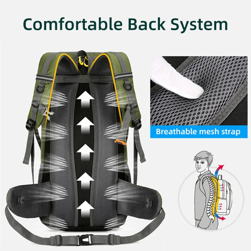 50L Wanderrucksack Wasserdicht