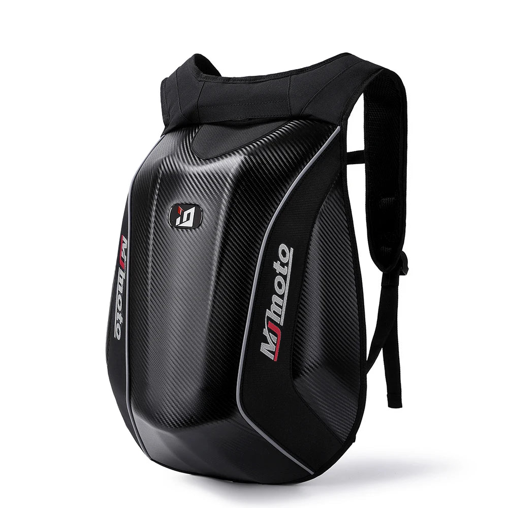 Motorradrucksack aus Carbonfaser