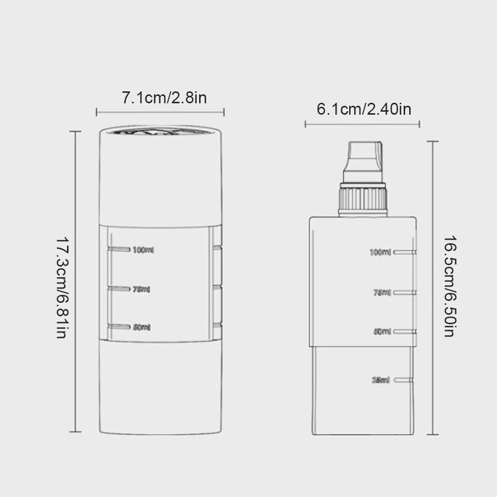 3-in-1-Flasche für Gewürze Camping