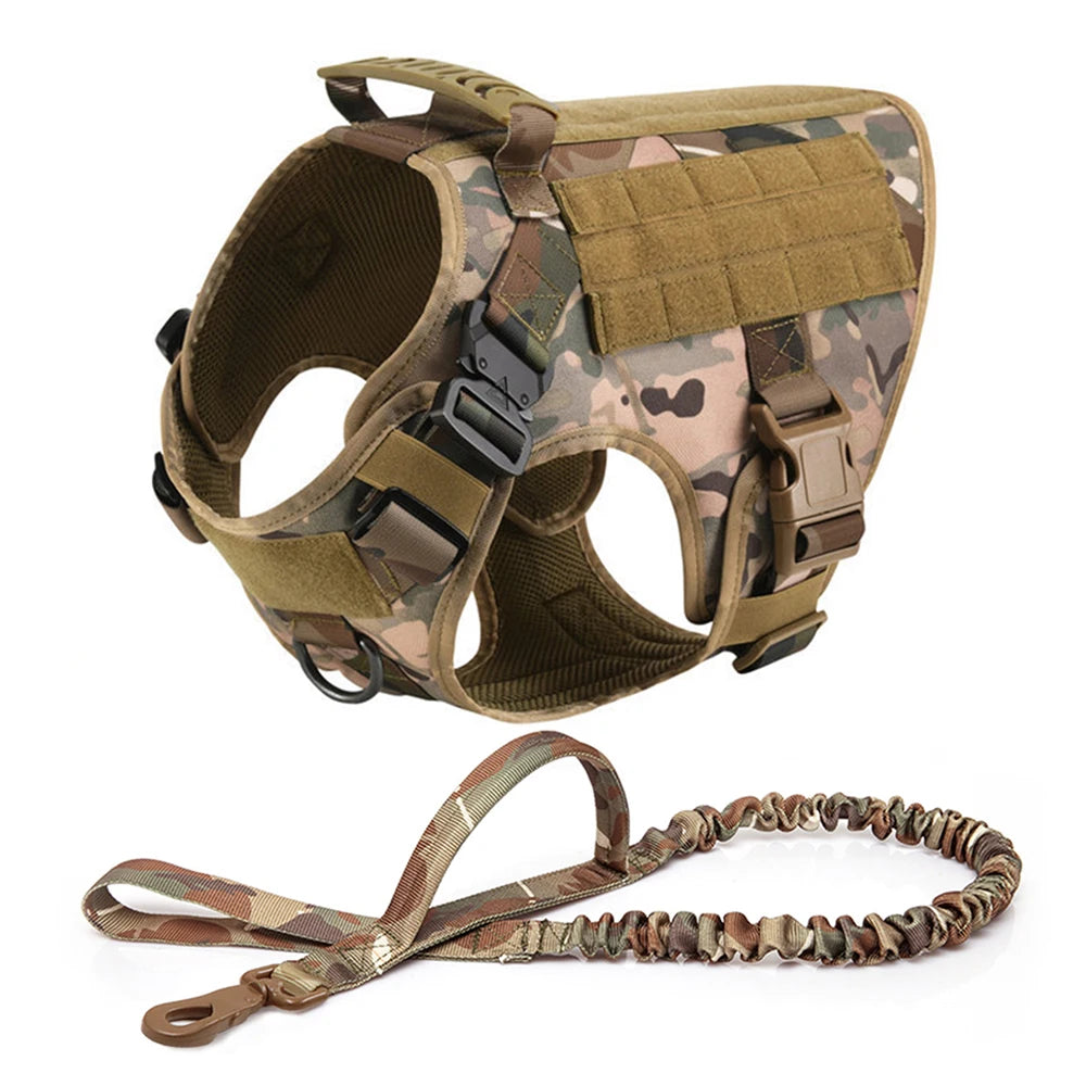 Großes Hundegeschirr Halsband Leine Taschen Wanderweste Hundegeschirre für mittelgroße bis große Hunde