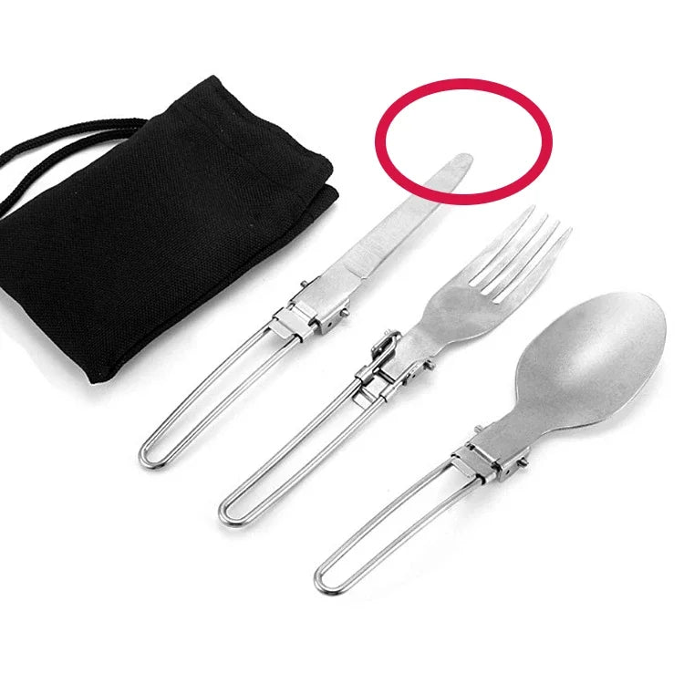 Camping-Gabel, Löffel, Outdoor-Geschirr
