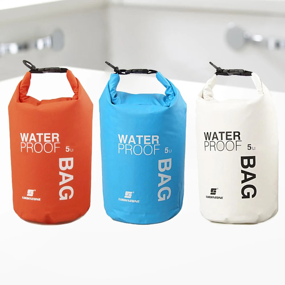 5L wasserdichter Trockensack Rucksack Schwimmen Rafting Kajakfahren