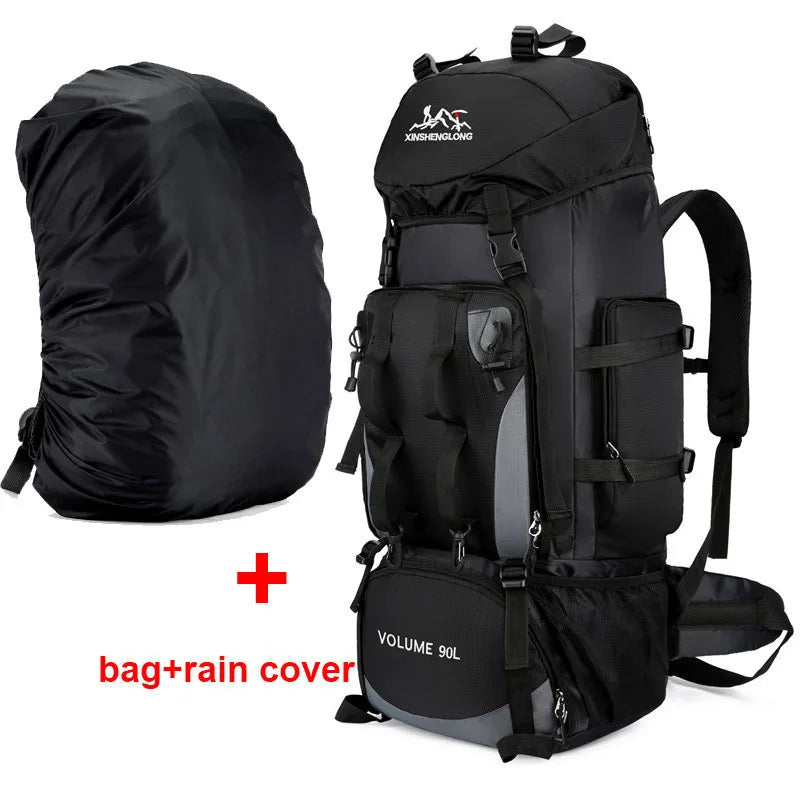 90 L wasserdichter Wander- und Campingrucksack
