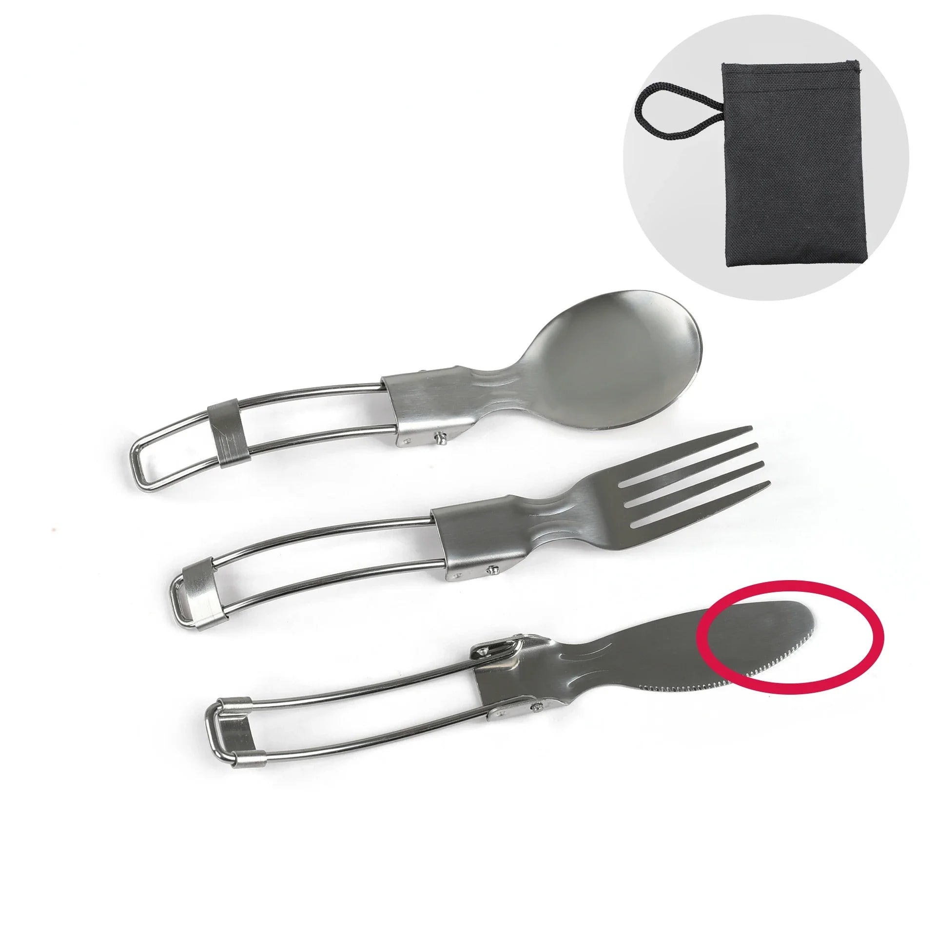 Camping-Gabel, Löffel, Outdoor-Geschirr
