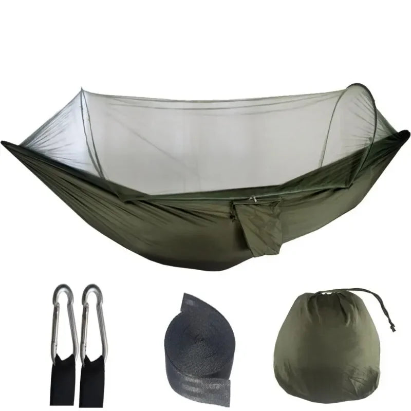 Outdoor-Camping-Hängematte mit Moskitonetz Leichte Hängematten 250 x 120 cm