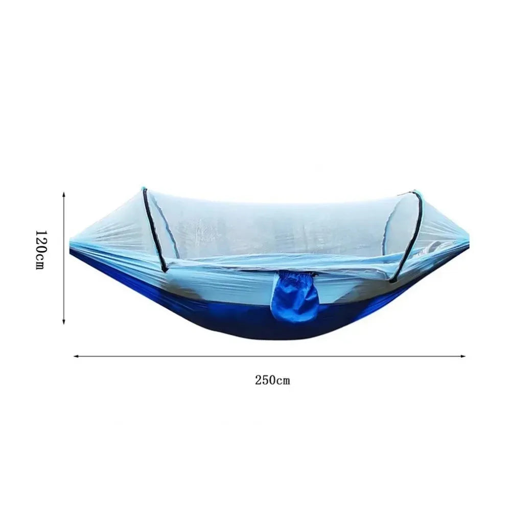 Outdoor-Camping-Hängematte mit Moskitonetz Leichte Hängematten 250 x 120 cm