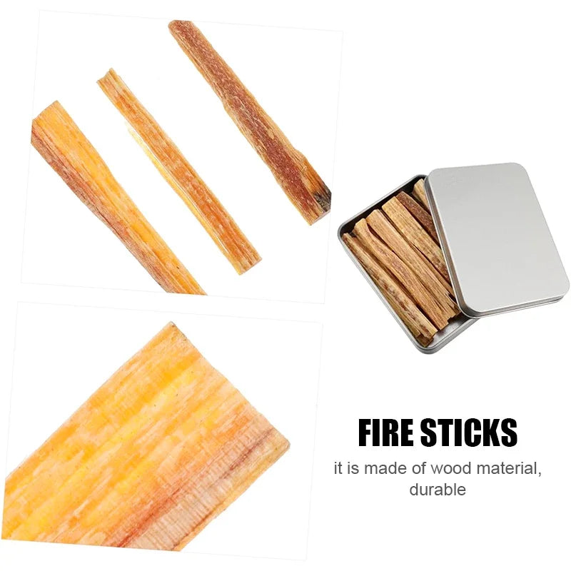 1 Box Fatwood Anzünder-Holzsticks für Camping