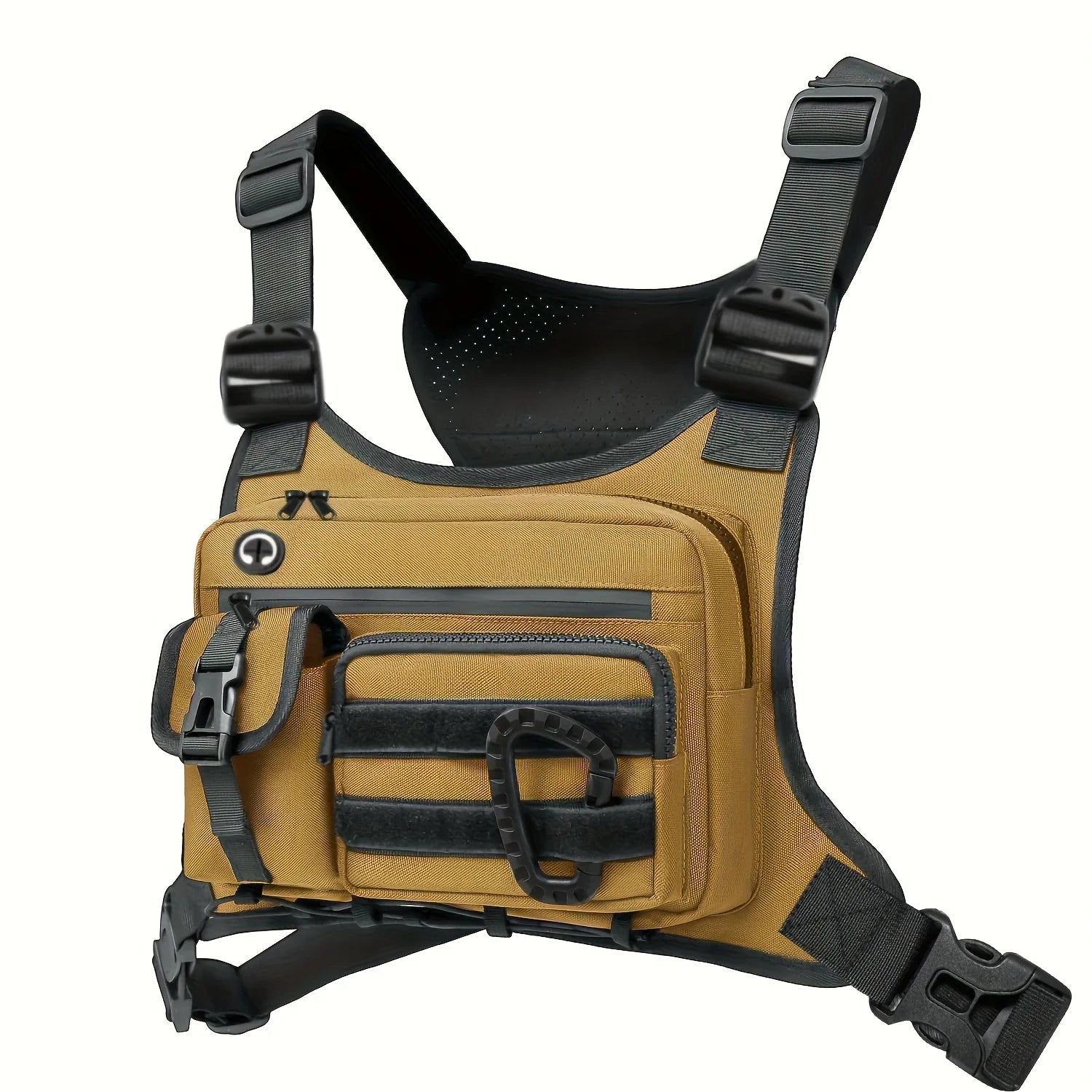 Brusttasche Unisex taktische Weste zum Laufen, Radfahren, EDC-Brusttasche