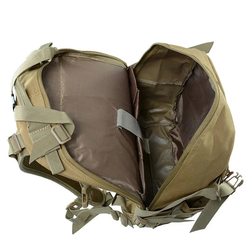 40 L Campingrucksack mit reflektierenden Streifen, verstellbare Gurte, mehrere Taschen