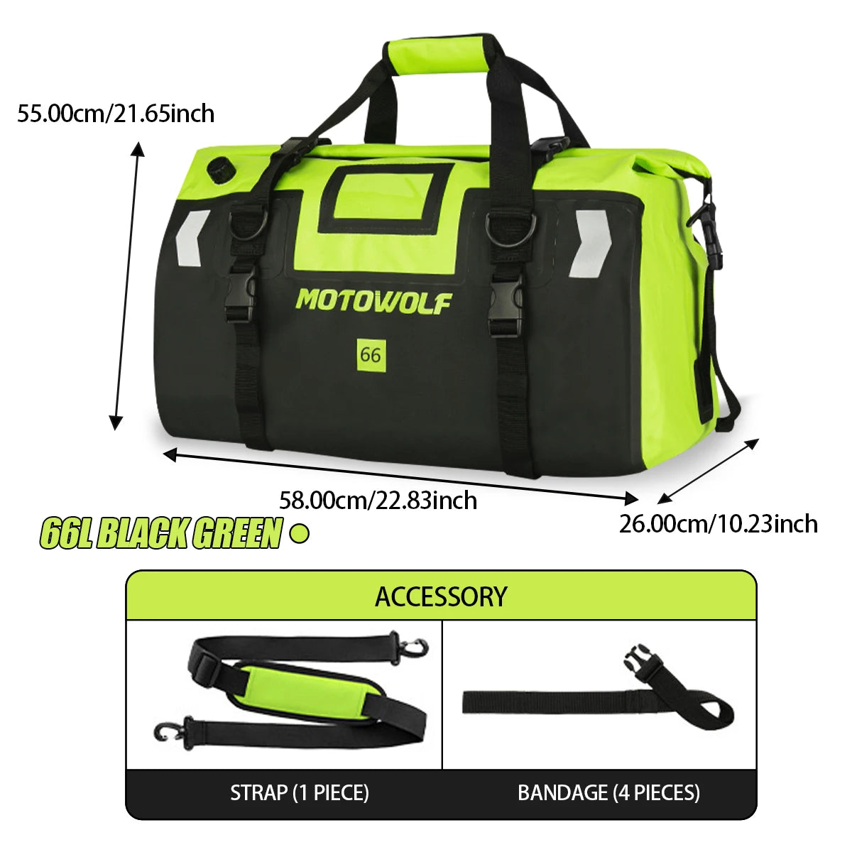 Motorrad-Trockentasche Wasserdicht
