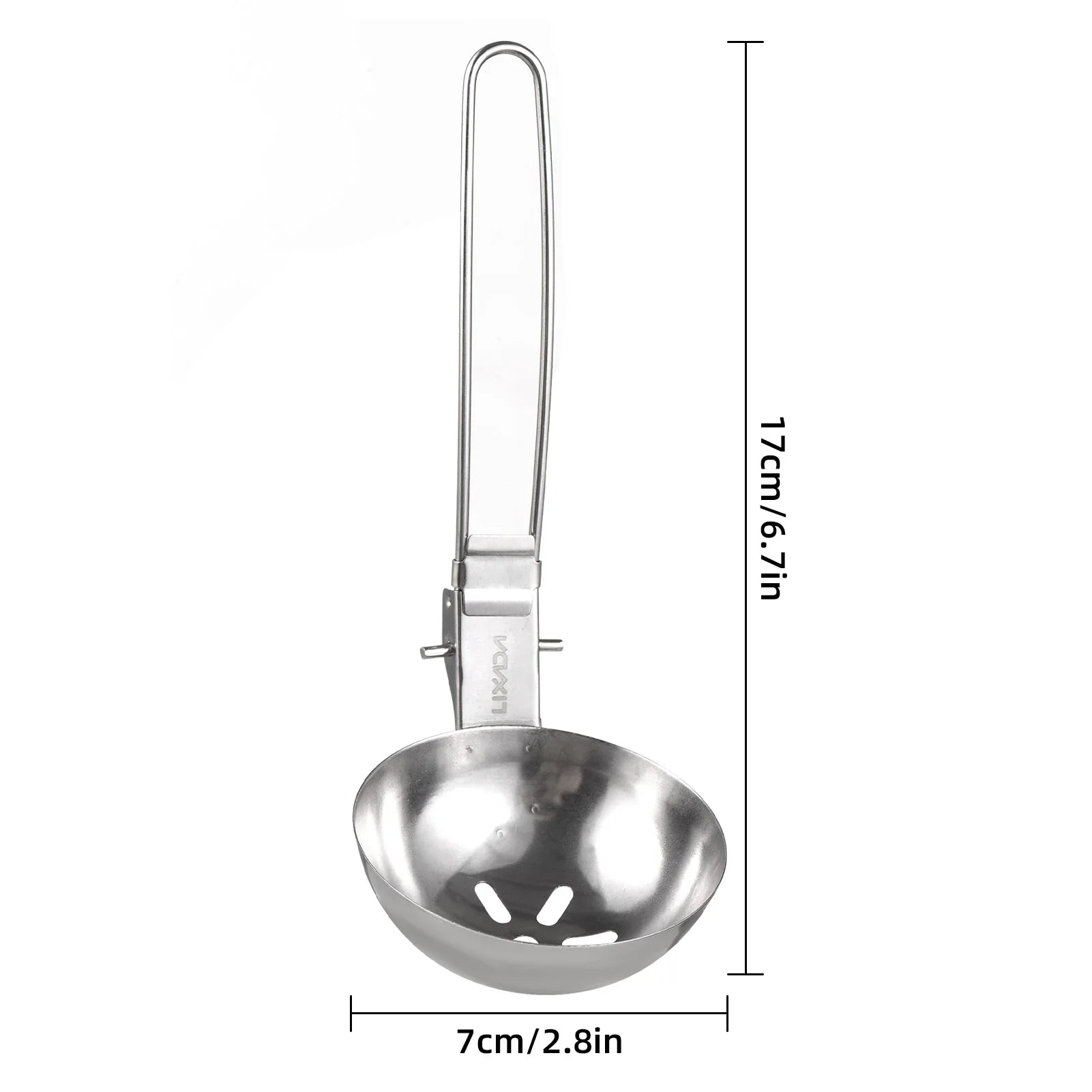 2 Stück Edelstahl-Schaumlöffel und/oder Suppenkelle